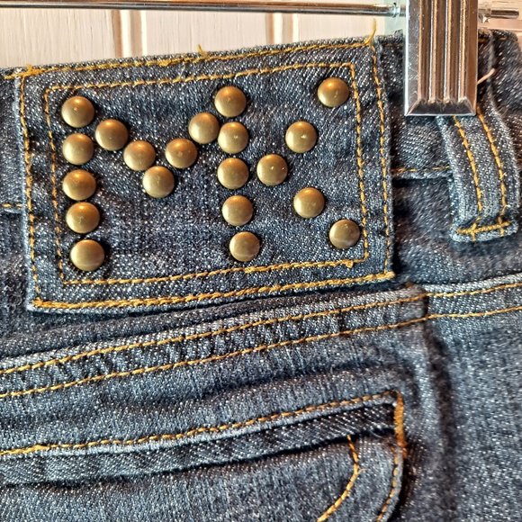 Michael Kors Boot Cut Jeans with Studding Size 8 - Picture 3 of 11